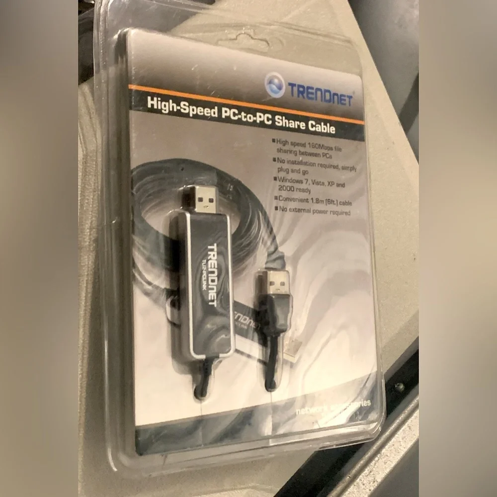 TRENDnet High Speed PC to PC File Transfer Share Cable TU2-PCLINK